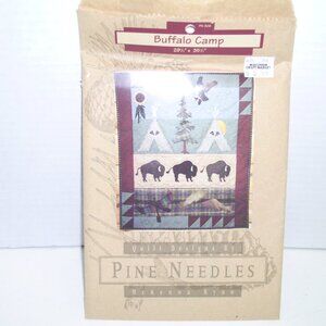 New McKenna Ryan Pine Needles Buffalo Camp Rustic Wall Quilt Pattern